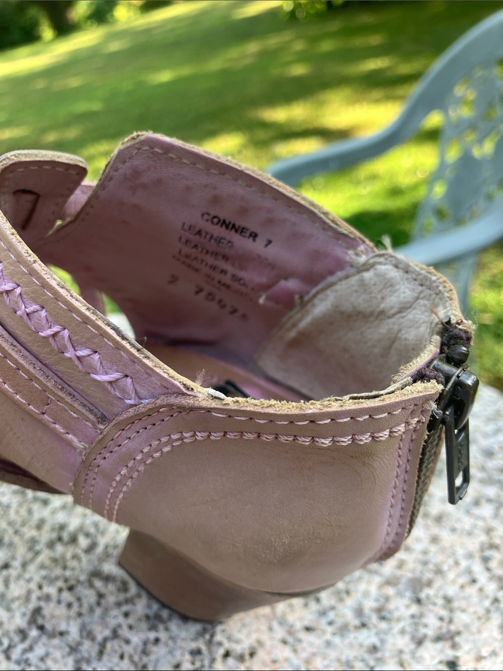 FreeBird Connor Pink / Blush Studded Open-Toe Sandals 7 - Picture 10 of 14